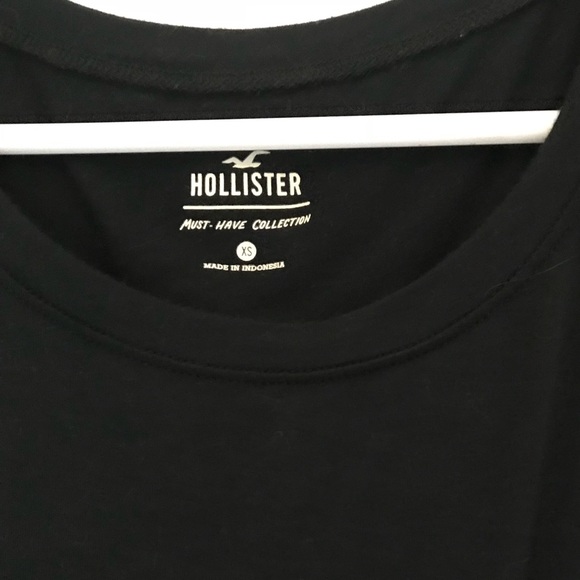 hollister t shirt black